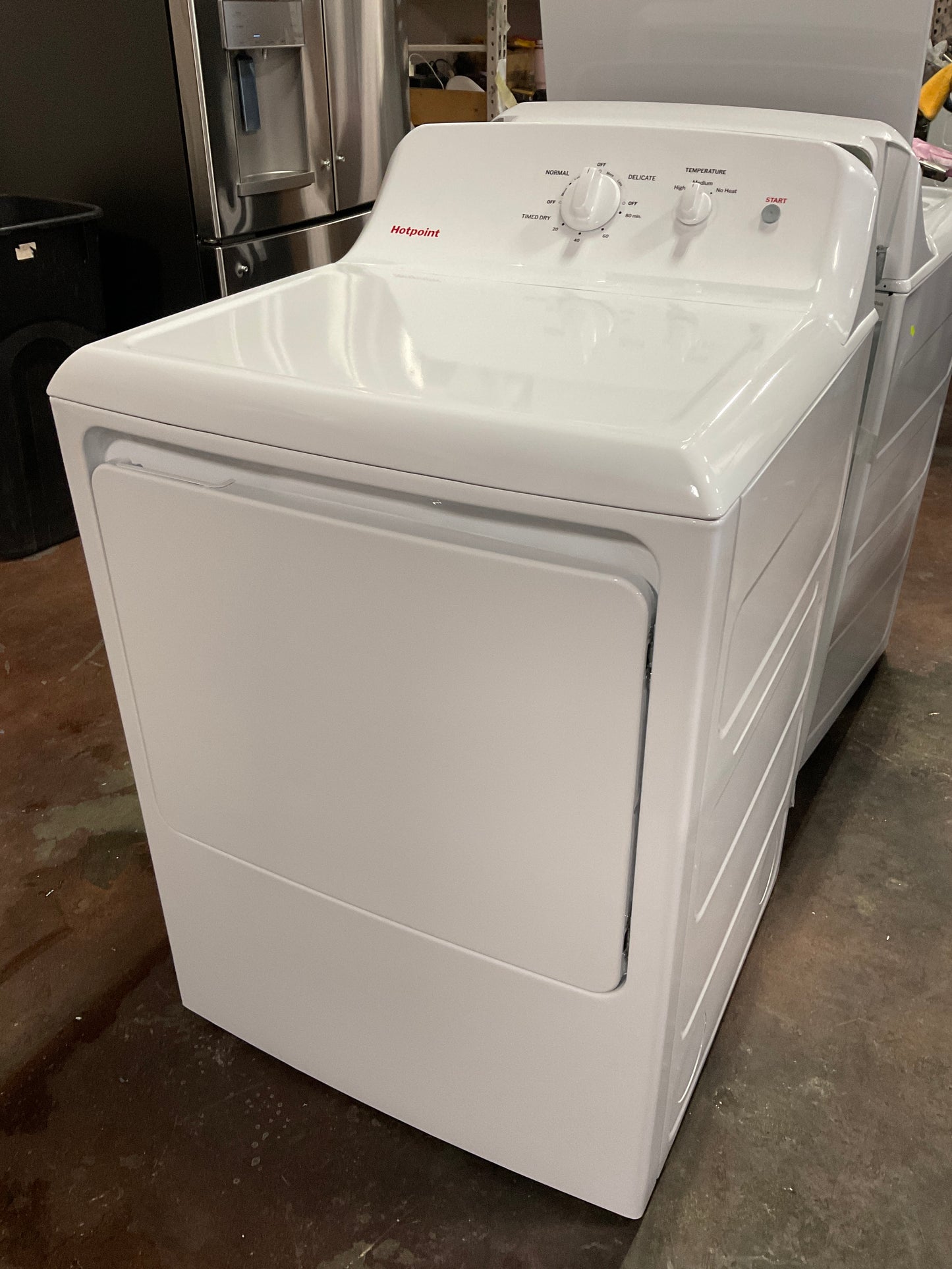 Front view, door closed