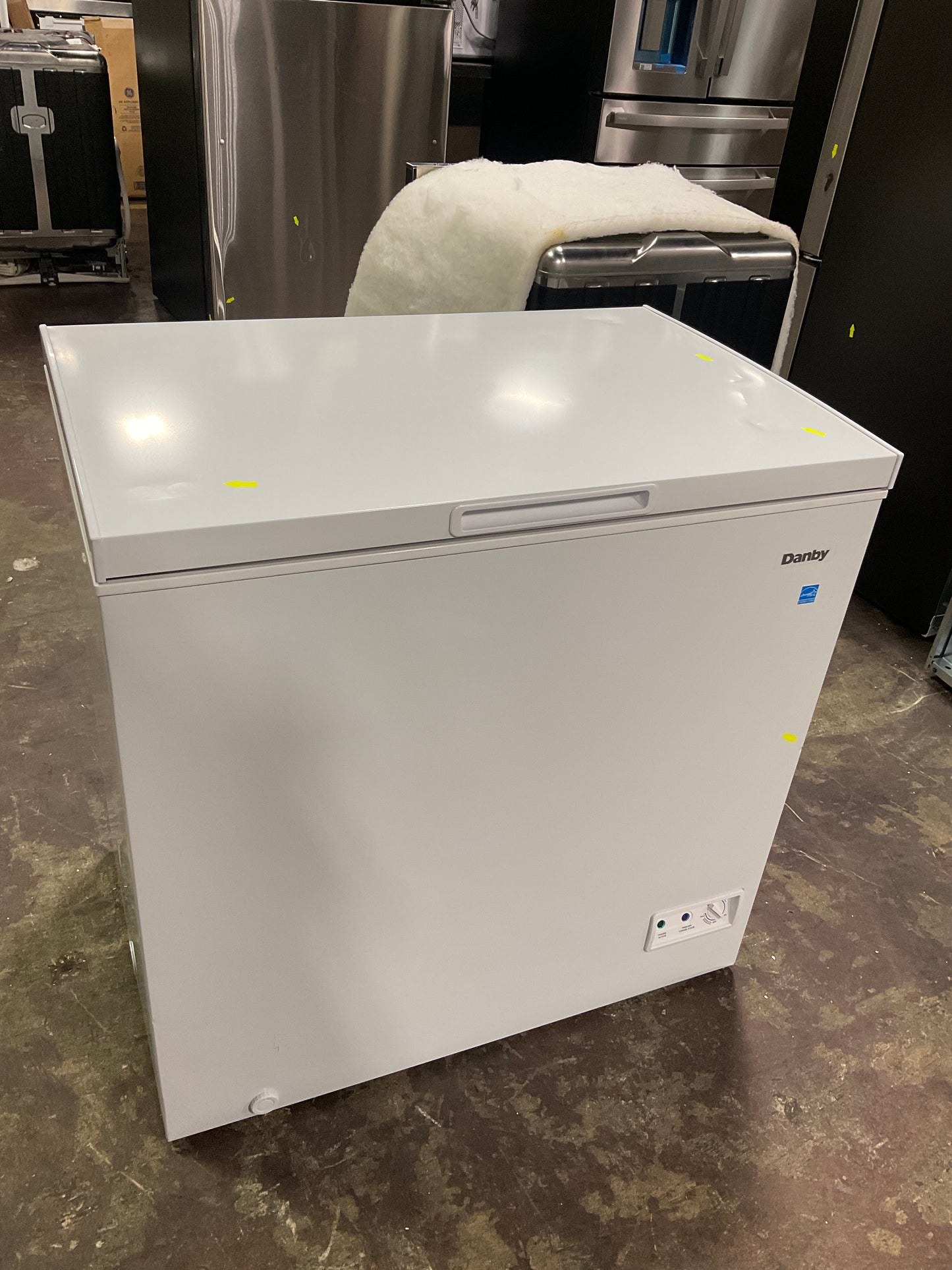 Front view, door closed