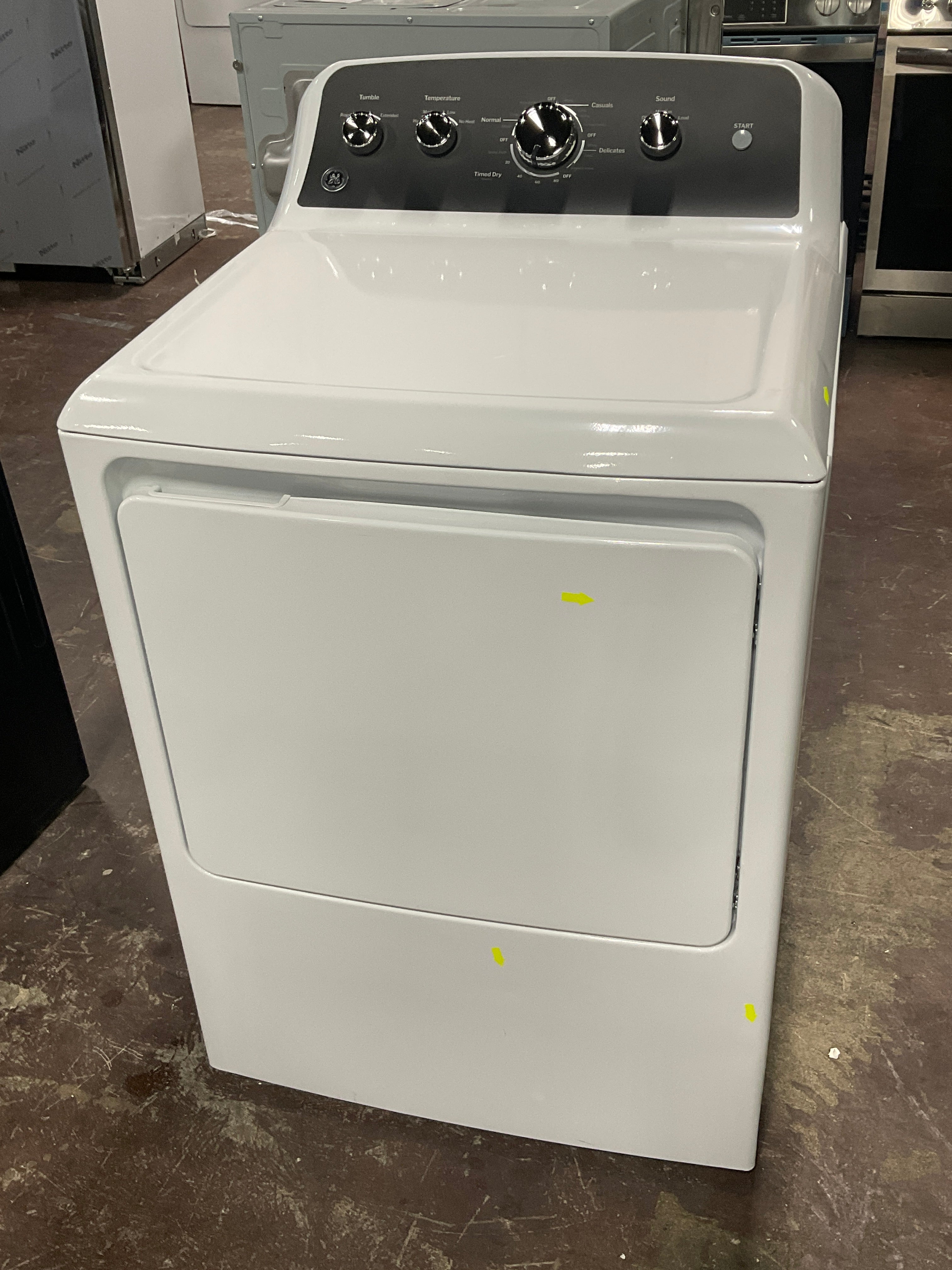 Front view, door closed