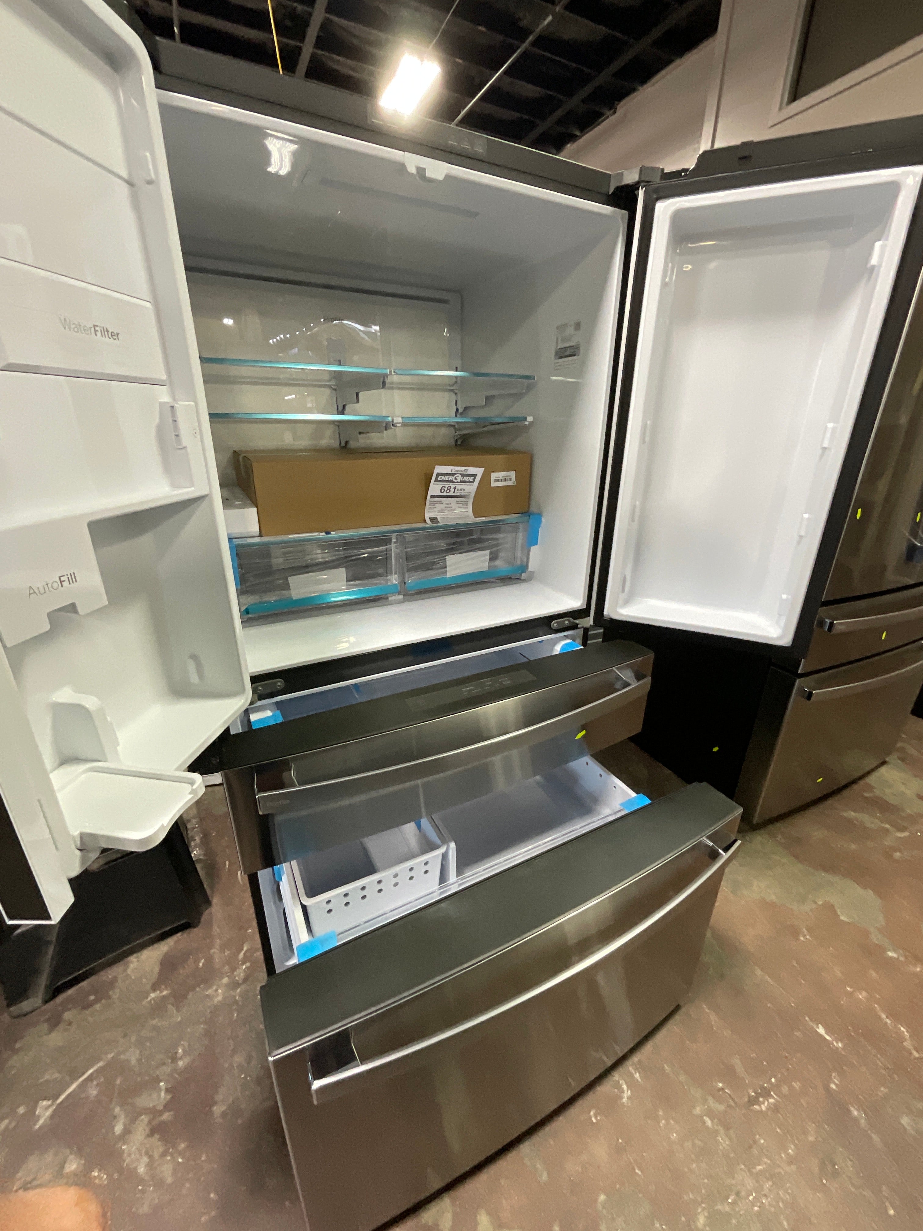 GE Profile™ ENERGY STAR® 28.7 Cu. Ft. Smart Fingerprint Resistant
