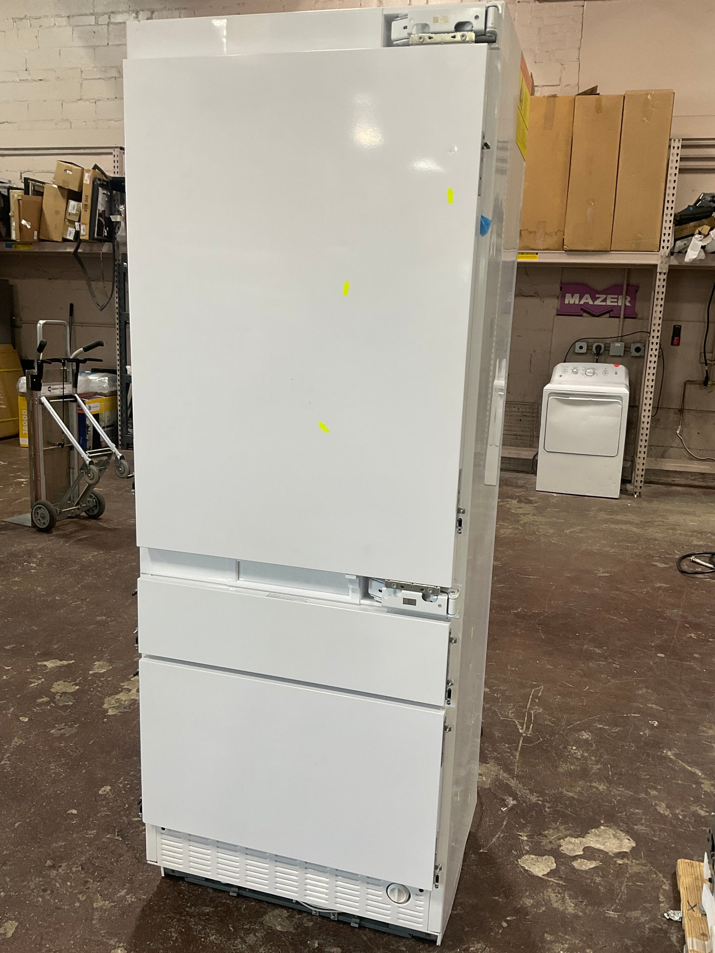 Front view, door closed