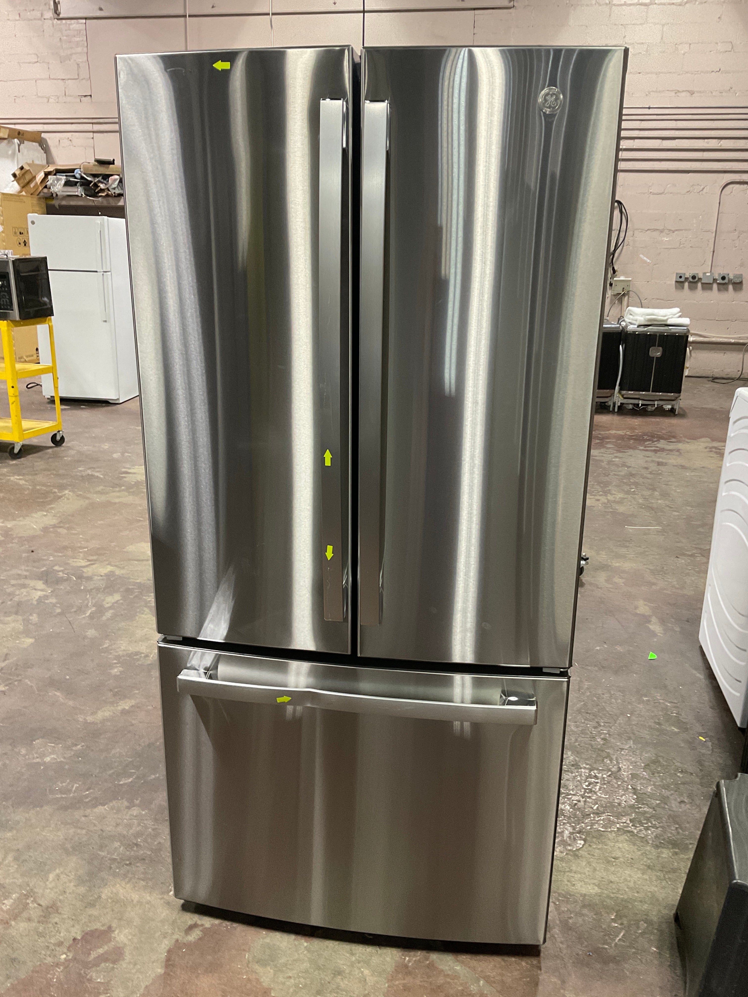 Front view, door closed