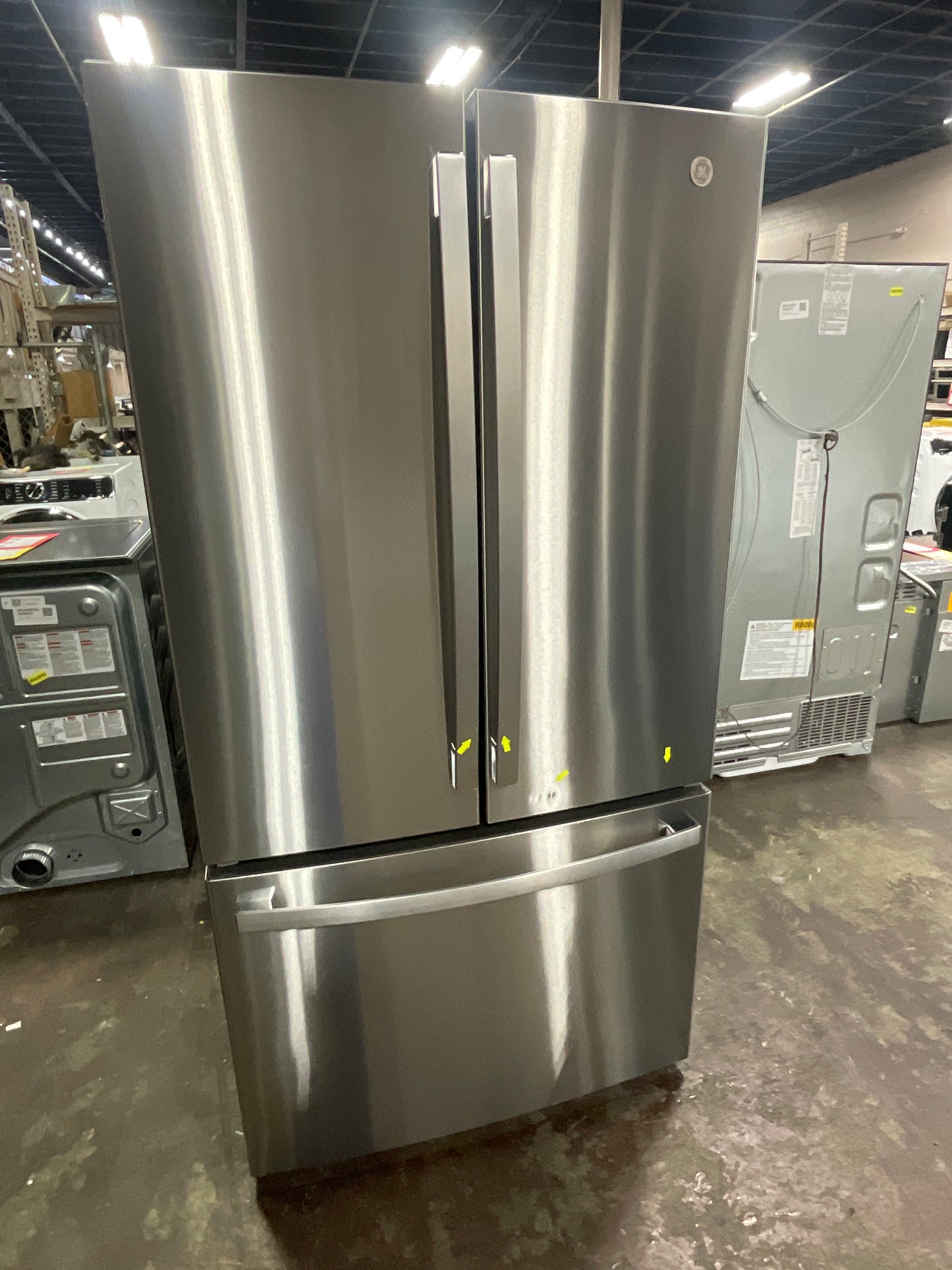 Front view, door closed