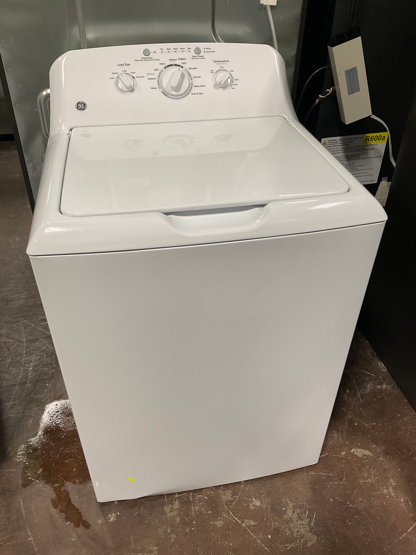 Front view, door closed