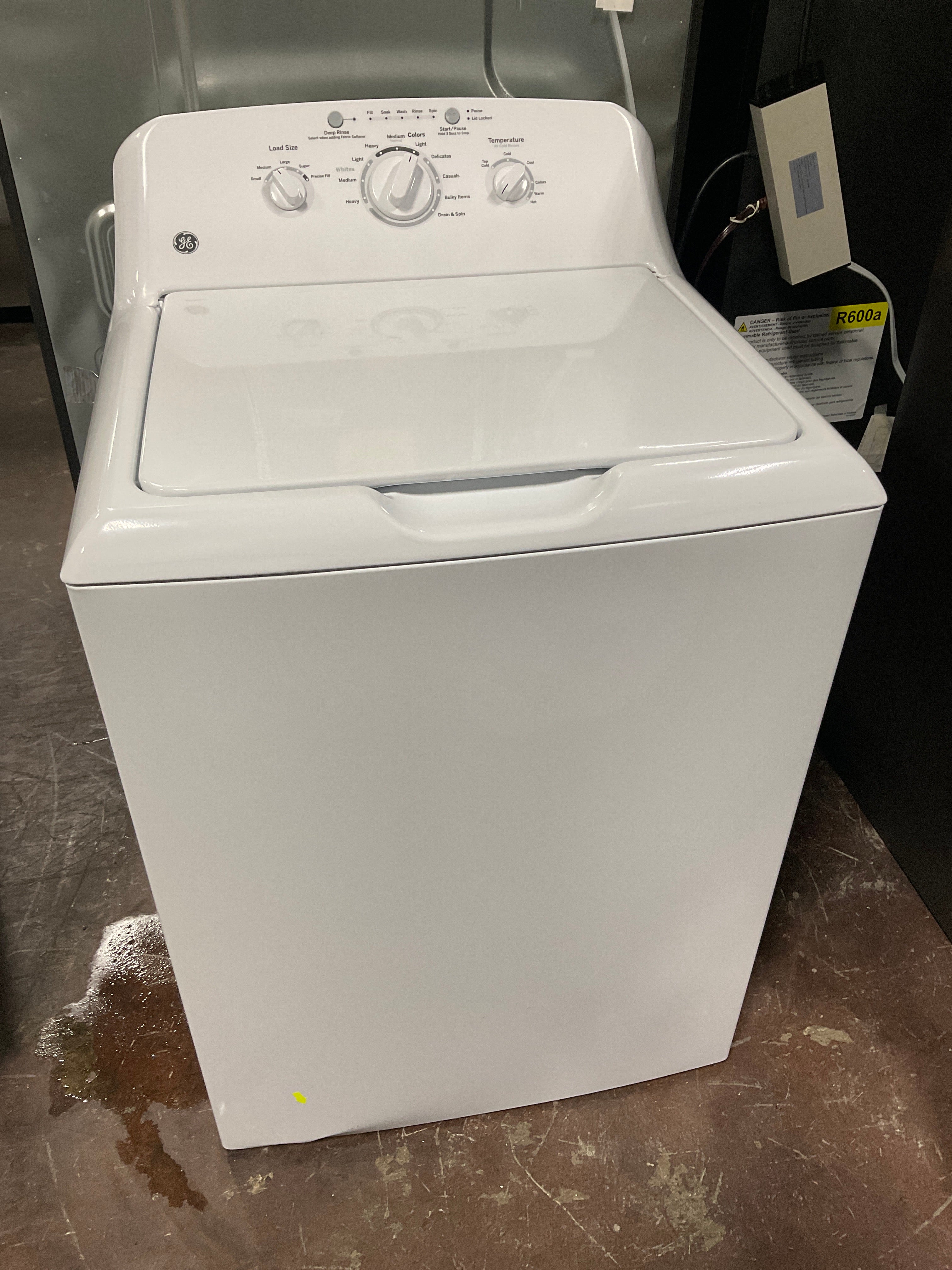 Front view, door closed