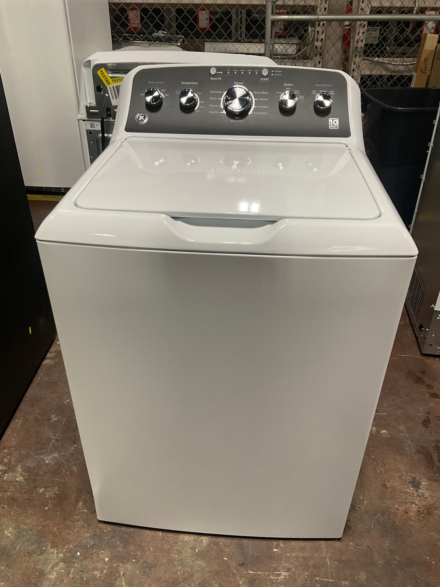 Front view, door closed