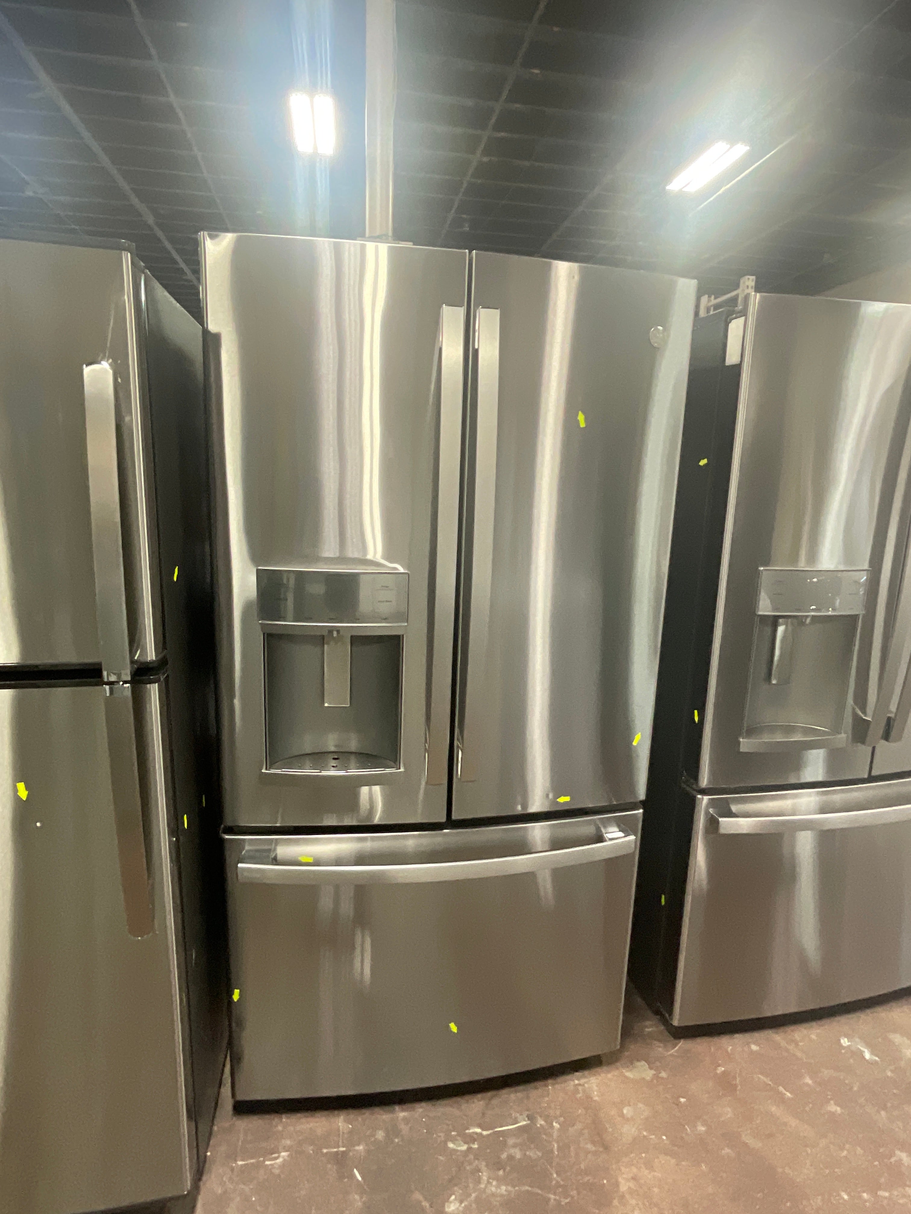 Front view, door closed