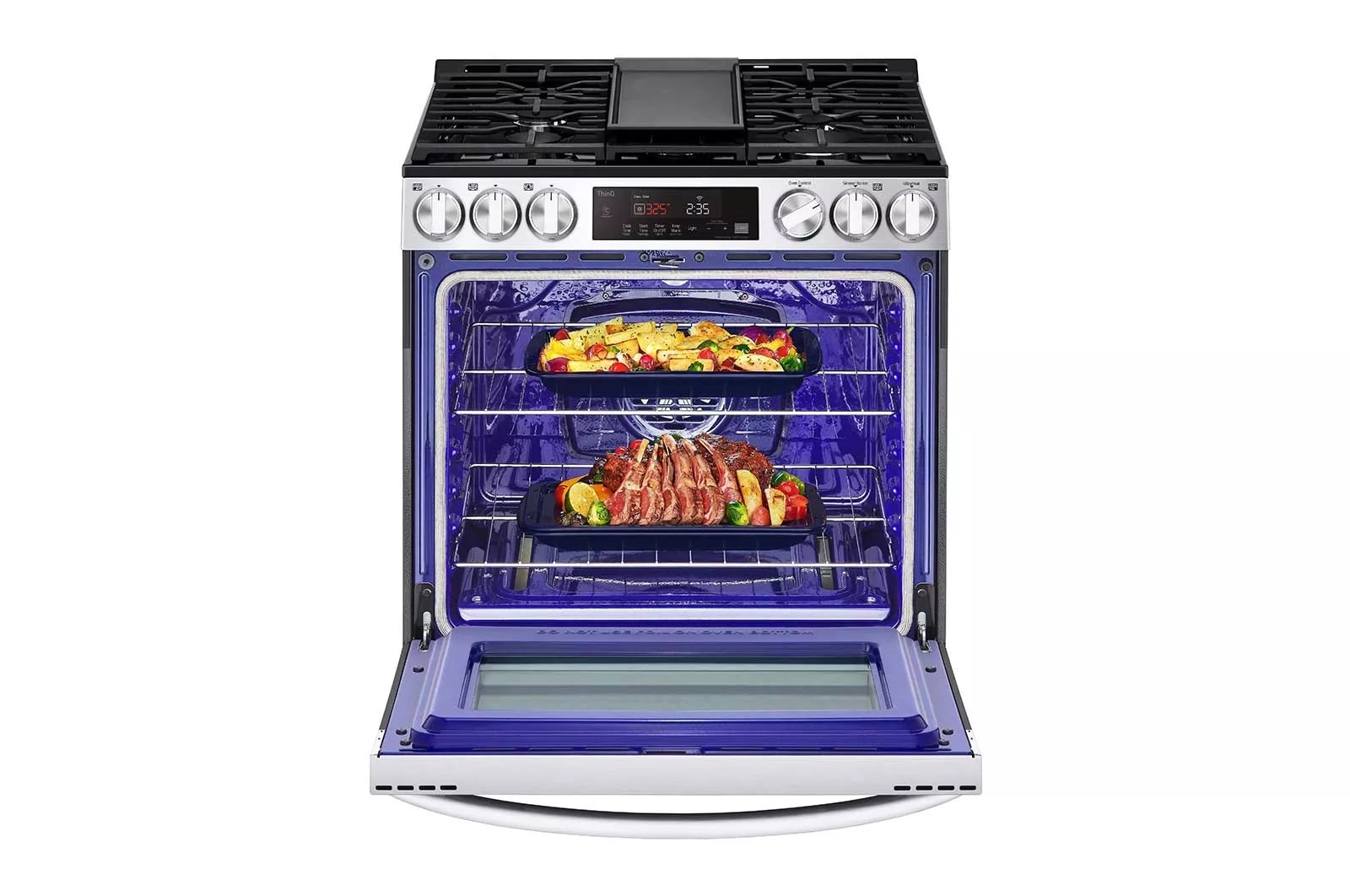LG Smart Wi-Fi Enabled Fan Convection Gas Range - Thumbnail 5
