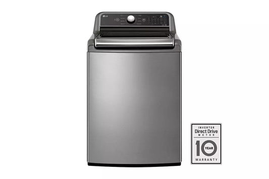 LG - 5.5 cu.ft. Mega Capacity Smart wi-fi Enabled Top Load Washer with TurboWash3D™ Technology ***