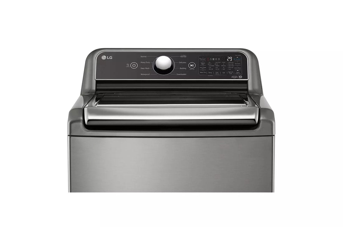 LG - 5.5 cu.ft. Mega Capacity Smart wi-fi Enabled Top Load Washer with TurboWash3D™ Technology ***