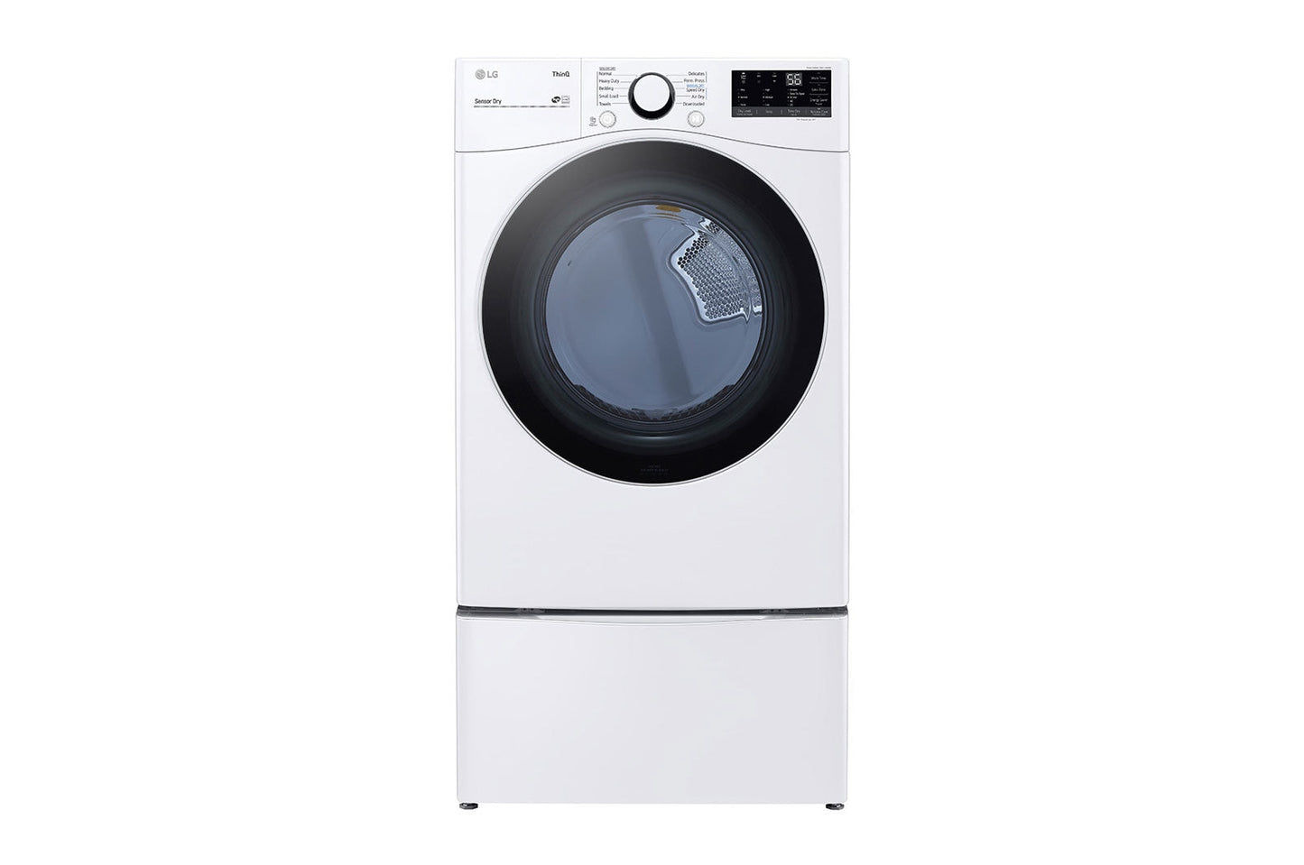 LG 7.4 cu. ft. Ultra Large Capacity Smart wi-fi Enabled Front Load Electric Dryer with Built-In Intelligence