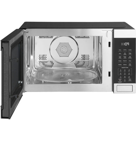 Microwave Oven of model JES1109RRSS. Image # 2: GE® 1.0 Cu. Ft. Capacity Countertop Convection Microwave Oven with Air Fry