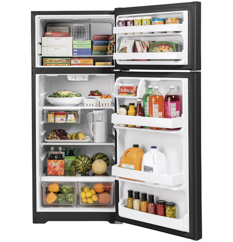 Refrigerator of model GTS18HGNRBB. Image # 3: GE® 17.5 Cu. Ft. Top-Freezer Refrigerator