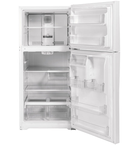 Refrigerator of model GTS19KGNRWW. Image # 2: GE® 19.2 Cu. Ft. Top-Freezer Refrigerator