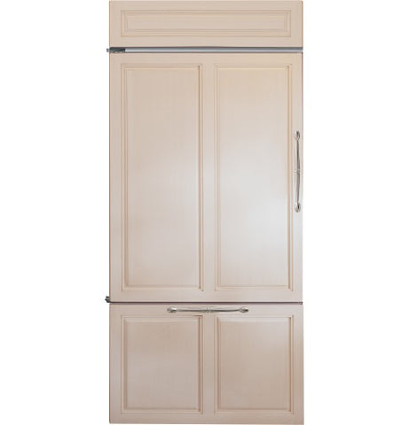 Refrigerator of model ZIC360NVLH. Image # 1: GE Monogram 36" Built-In Bottom-Freezer Refrigerator