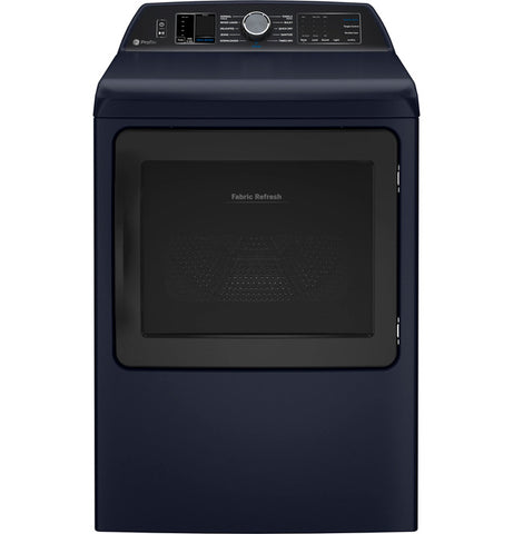 Dryer of model PTD90EBPTRS. Image # 1: GE Profile™ 7.3 cu. ft. Capacity Smart Electric Dryer with Fabric Refresh