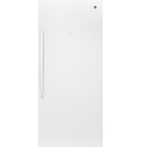 Freezer of model FUF21DLRWW. Image # 1: GE® 21.3 Cu. Ft. Frost-Free Garage Ready Upright Freezer