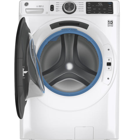 Washer of model GFW510SCNWW. Image # 6: GE® 4.5 cu. ft. Capacity Smart Front Load ENERGY STAR® Washer with UltraFresh Vent System with OdorBlock™ and Sanitize w/Oxi