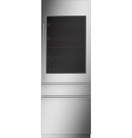 Refrigerator of model ZIW303NPPII. Image # 2: Monogram 30" Fully-Integrated Wine Sommelier