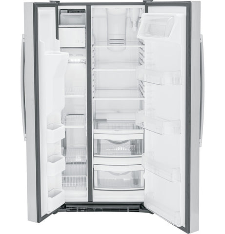 Refrigerator of model GSS23GYPFS. Image # 6: GE® 23.0 Cu. Ft. Side-By-Side Refrigerator