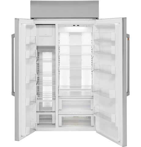 Refrigerator of model CSB42WP2NS1. Image # 2: GE Café™ 42" Smart Built-In Side-by-Side Refrigerator