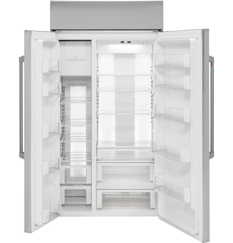 Refrigerator of model CSB42WP2RS1. Image # 6: GE Café™ 42" Smart Built-In Side-by-Side Refrigerator