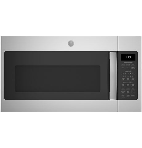 Microwave Oven of model JNM7196SKSS. Image # 1: GE® 1.9 Cu. Ft. Over-the-Range Sensor Microwave Oven with Recirculating Venting