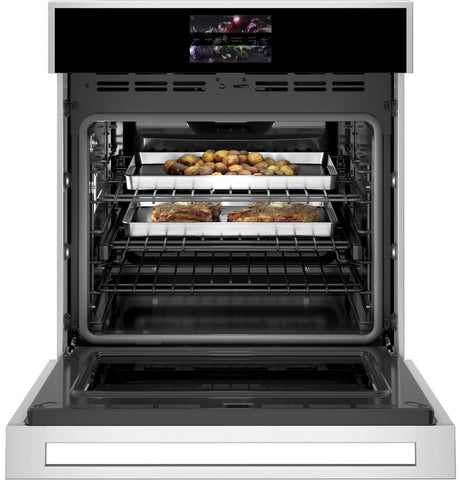 Built-In Oven of model ZKS90DSSNSS. Image # 1: Monogram 27" Electric Convection Single Wall Oven Minimalist Collection