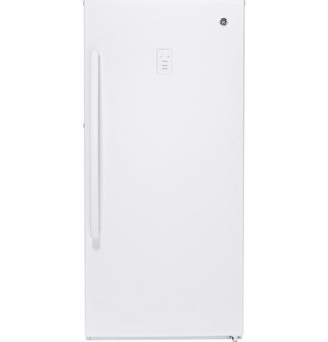 Freezer of model FUF14SMRWW. Image # 1: GE® 14.1 Cu. Ft. Frost-Free Upright Freezer
