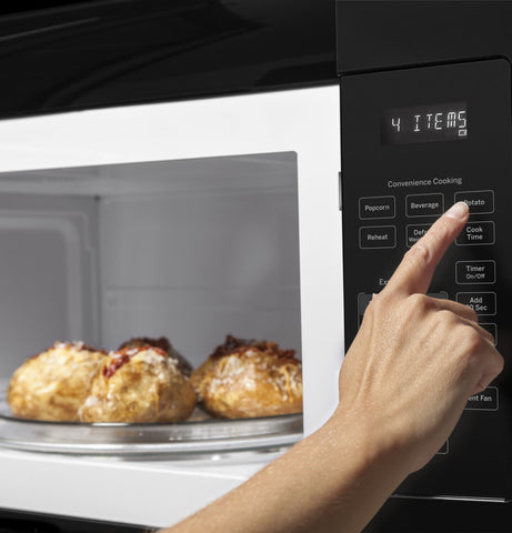 Microwave Oven of model JVM3160DFBB. Image # 2: GE® 1.6 Cu. Ft. Over-the-Range Microwave Oven