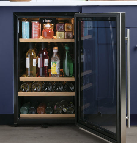 Refrigerator of model GVS04BQNSS. Image # 3: GE® Wine Center and Beverage Center