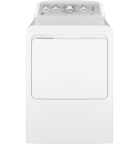 Dryer of model GTD45EASJWS. Image # 1: GE® 7.2 cu. ft. Capacity aluminized alloy drum Electric Dryer with Sensor Dry