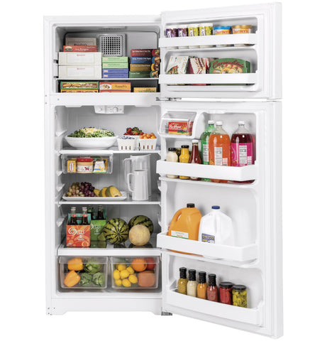 Refrigerator of model GTS18HGNRWW. Image # 3: GE® 17.5 Cu. Ft. Top-Freezer Refrigerator
