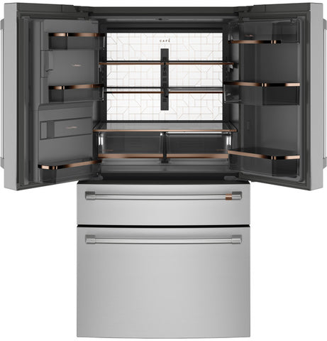 Refrigerator of model CVE28DP2NS1. Image # 2: GE Café™ ENERGY STAR® 27.8 Cu. Ft. Smart 4-Door French-Door Refrigerator