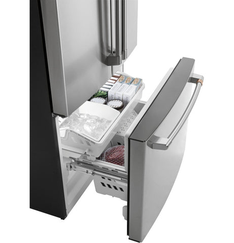Refrigerator of model CWE19SP2NS1. Image # 3: GE Café™ ENERGY STAR® 18.6 Cu. Ft. Counter-Depth French-Door Refrigerator