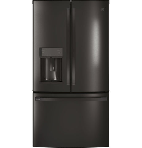 Refrigerator of model PYE22KBLTS. Image # 1: GE Profile™ Series ENERGY STAR® 22.1 Cu. Ft. Counter-Depth French-Door Refrigerator with Hands-Free AutoFill