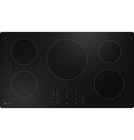 Cooktop of model PHP9036DTBB. Image # 1: GE Profile™ 36" Built-In Touch Control Induction Cooktop
