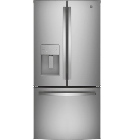 Refrigerator of model GFE24JYKFS. Image # 7: GE® ENERGY STAR® 23.6 Cu. Ft. French-Door Refrigerator