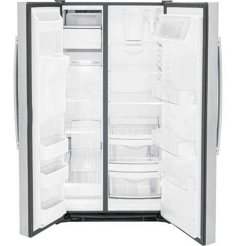 Refrigerator of model GSS25GYPFS. Image # 12: GE® 25.3 Cu. Ft. Side-By-Side Refrigerator