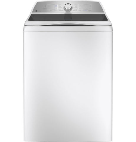 Washer of model PTW600BSRWS. Image # 1: GE Profile™ 5.0  cu. ft. Capacity Washer with Smarter Wash Technology and FlexDispense™