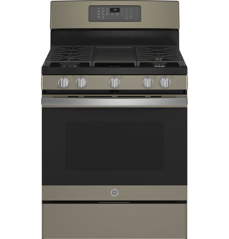 Range of model JGB735EPES. Image # 1: GE® 30" Free-Standing Gas Convection Range with No Preheat Air Fry