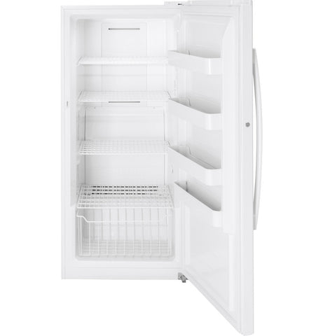 Freezer of model FUF14SMRWW. Image # 2: GE® 14.1 Cu. Ft. Frost-Free Upright Freezer