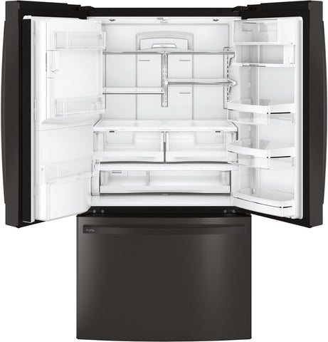 Refrigerator of model PFE28KBLTS. Image # 2: GE Profile™ Series ENERGY STAR® 27.7 Cu. Ft. French-Door Refrigerator with Hands-Free AutoFill
