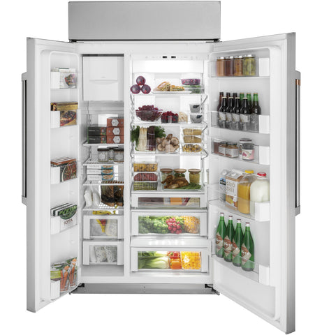 Refrigerator of model CSB42WP2RS1. Image # 7: GE Café™ 42" Smart Built-In Side-by-Side Refrigerator