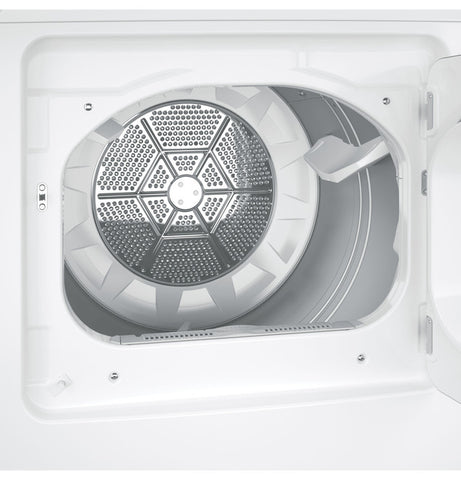 Dryer of model GTD42GASJWW. Image # 2: GE® 7.2 cu. ft. Capacity aluminized alloy drum Gas Dryer