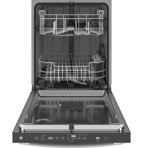 Dishwasher of model GDT635HSRSS. Image # 2: GE® Top Control with Stainless Steel Interior Door Dishwasher with Sanitize Cycle & Dry Boost