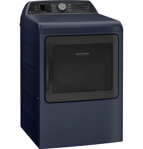 Dryer of model PTD90GBPTRS. Image # 3: GE Profile™ 7.3 cu. ft. Capacity Smart Gas Dryer with Fabric Refresh