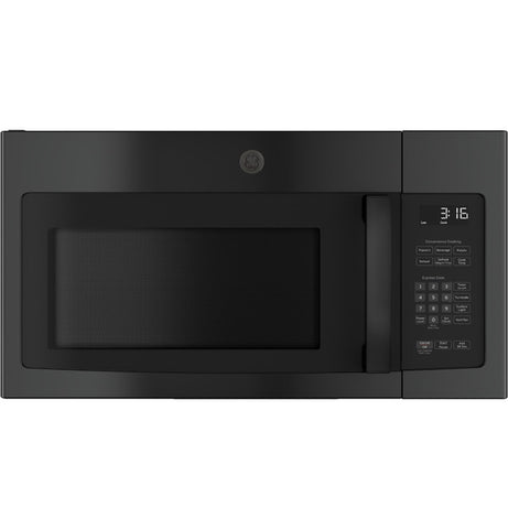 Microwave Oven of model JNM3163DJBB. Image # 1: GE® 1.6 Cu. Ft. Over-the-Range Microwave Oven with Recirculating Venting