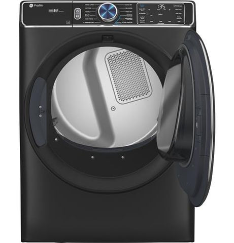 Dryer of model PFD95ESPTDS. Image # 6: GE Profile™ 7.8 cu. ft. Capacity Smart Front Load Electric Dryer with Steam and Sanitize Cycle
