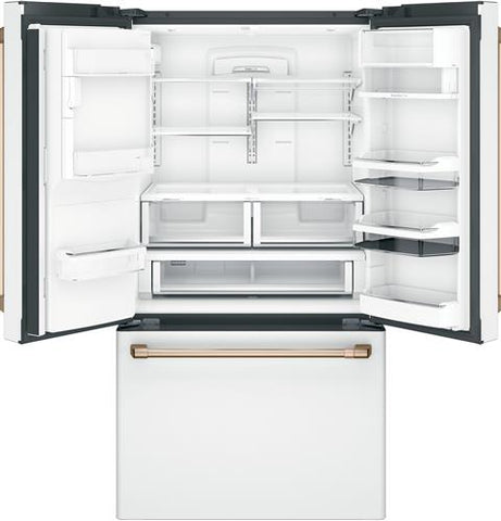Refrigerator of model CFE28TP4MW2. Image # 3: GE Café™ ENERGY STAR® 27.8 Cu. Ft. Smart French-Door Refrigerator with Hot Water Dispenser